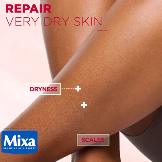 Mixa Urea Cica Repair Body Lotion för mycket känslig hud 250 ml