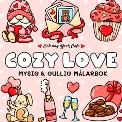 Målarbok Cozy Love