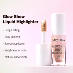 MOIRA Glow Show Liquid Highlighter 003 Champagne Delight 4,3 g