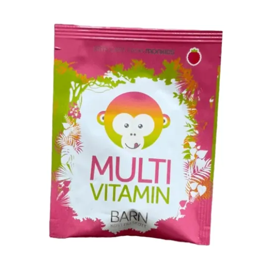 Monkids Multivitamin Barn Hallon Smakprov 2 st