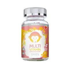 Monkids Multivitamin Sockerfri Barn Jordgubb 60 Tuggtabletter