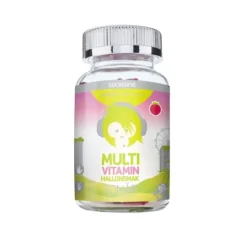 Monkids Multivitamin Sockerfri Tonår Hallon 60 Tuggtabletter