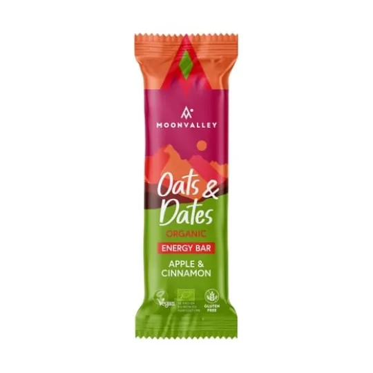 Moonvalley Energy Bar Havre & Dadlar Äpple & Kanel 50 g