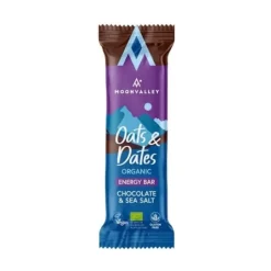 Moonvalley Oats & Dates Energibar Choklad & Havssalt 50 g