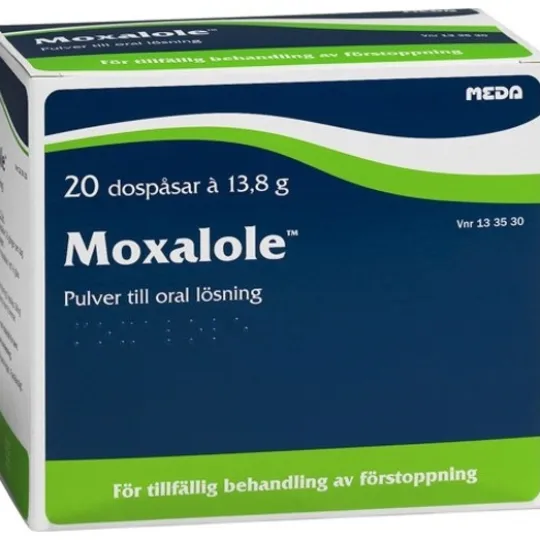 Moxalole, pulver till oral lösning i dospåse 20 st