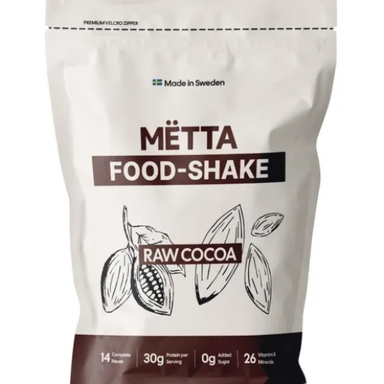 MËTTA Food Shake Raw Cocoa 1400 g