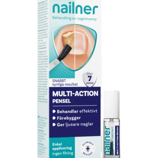 Nailner Nagelsvampsbehandling Pensel 2-i-1