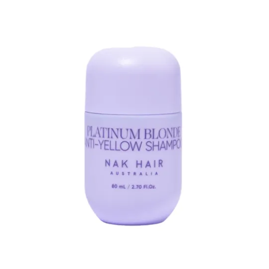 NAK Hair Platinum Blonde Anti-Yellow Shampoo 80 ml