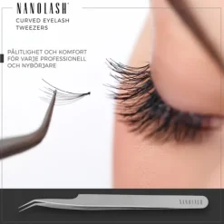 Nanolash Eyelash Tweezer Curved