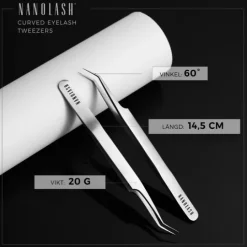 Nanolash Eyelash Tweezer Curved