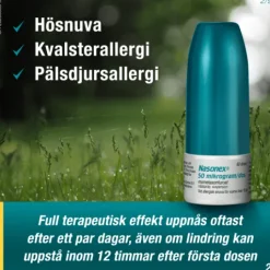 Nasonex, nässpray, suspension 50 mikrogram/dos, 60 doser