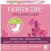 Natracare Ekologiska Bindor Ultra extra normal med vingar, 12 st