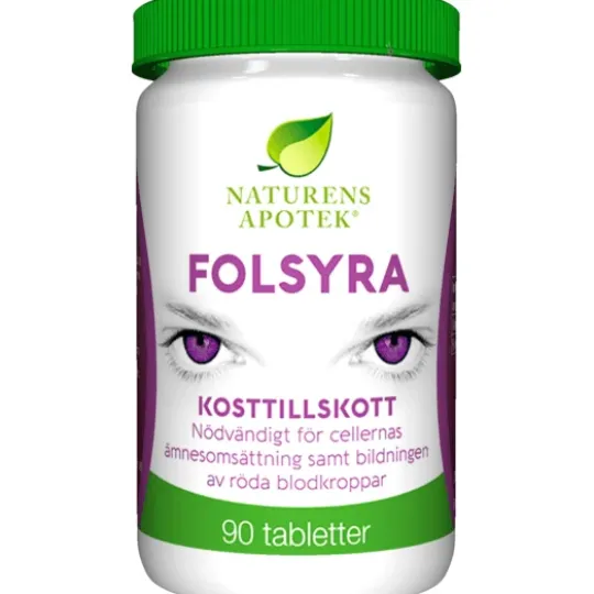 Naturens Apotek Folsyra 90 tabletter
