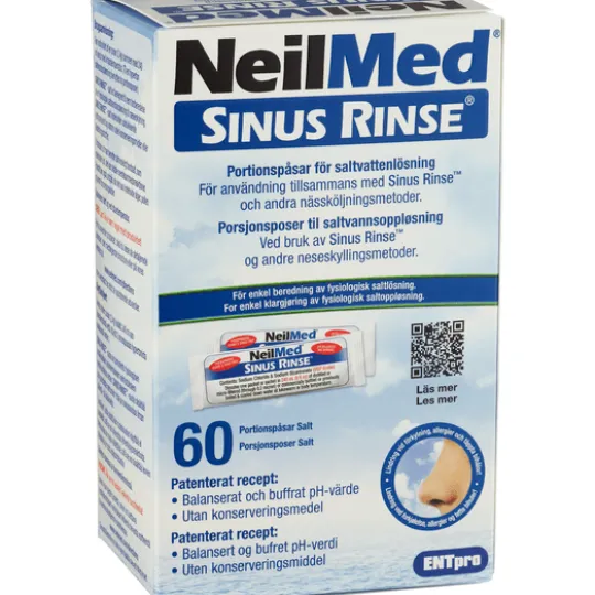 NeilMed Sinus Rinse Refill 60 saltpåsar