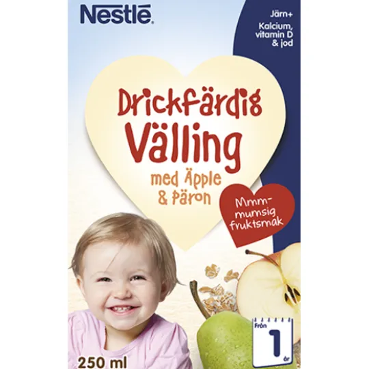 Nestlé Drickfärdig Välling Äpple/Päron 250 ml