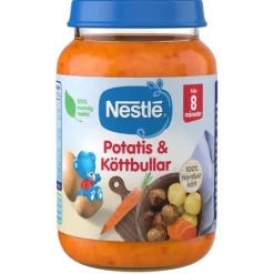 Nestlé Potatis & Köttbullar 8m 190 g