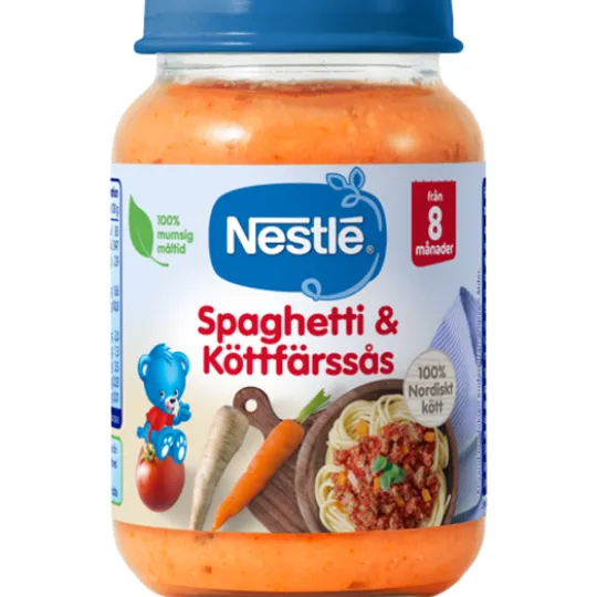Nestlé Spagetti & Köttfärssås 8m 190 g