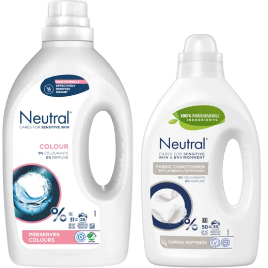 Neutral Colour Tvättmedel + Skölj Parfymfri