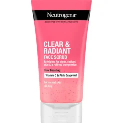 Neutrogena Clear & Radiant Face Scrub, 150 ml