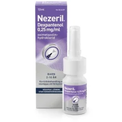 Nezeril Dexpantenol 0,25 mg/ml nässpray 7,5 ml - utan konserveringsmedel