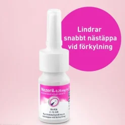 Nezeril, nässpray, lösning 0,25 mg/ml 7,5 ml - utan konserveringsmedel