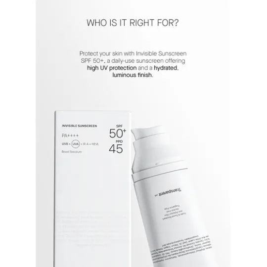 Niche Beauty Lab Invisible Sunscreen SPF50/ppd45 100 ml