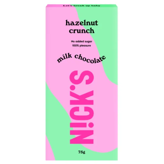 Nicks Milk Chocolate Hazelnut Crunch 75 g