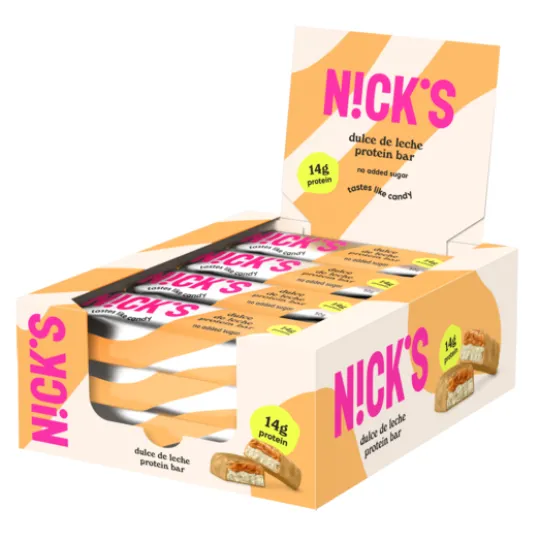 Nicks Protein Bar Dulce de Leche 50 g 12-pack