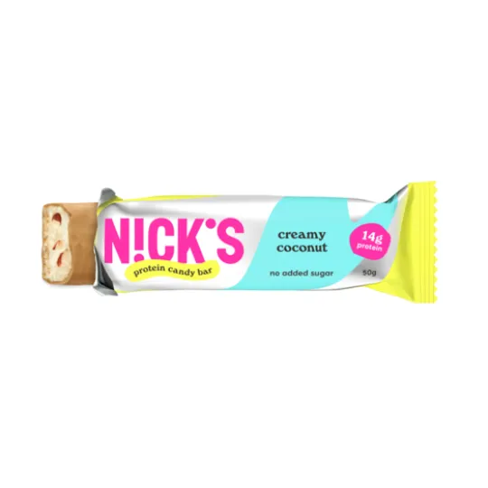 Nicks Protein Candy Bar Creamy Coconut 50 g
