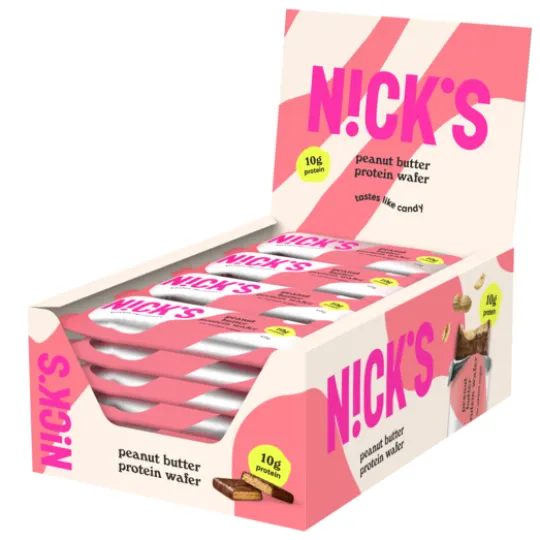 Nicks Protein Wafer Peanut Butter 40 g 24-pack