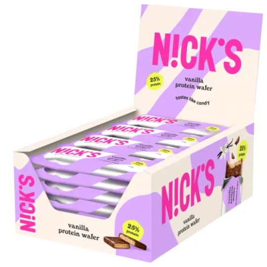 Nicks Protein Wafer Vanilla 40 g 24-pack