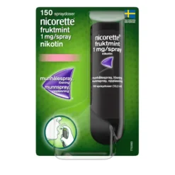 Nicorette Fruktmint, munhålespray, lösning 1 mg/spray 150 st