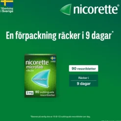 Nicorette Microtab, resoriblett, sublingual 2 mg 90 st