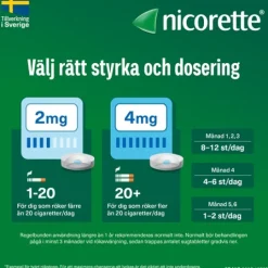 Nicorette Mint Komprimerad Sugtablett 4 mg 160 st