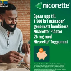 Nicorette Novum, depotplåster 25 mg/16 timmar 14 st