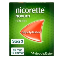 Nicorette Novum, depotplåster 10 mg/16 timmar 14 st