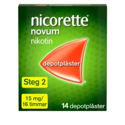 Nicorette Novum, depotplåster 15 mg/16 timmar 14 st