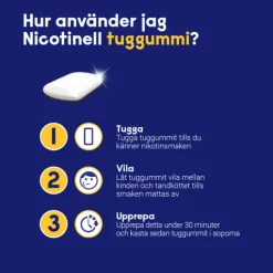 Nicotinell Fruit medicinskt tuggummi 2 mg 204 st