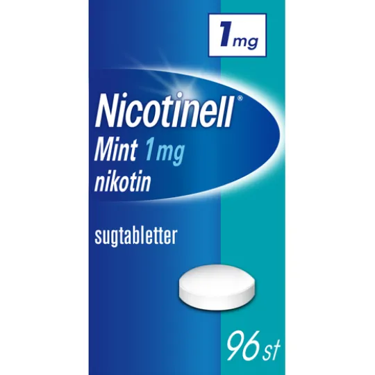Nicotinell Mint komprimerad sugtablett 1 mg 96 st