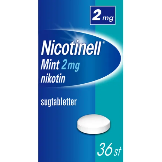 Nicotinell Mint komprimerad sugtablett 2 mg 36 st