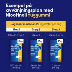 Nicotinell Mint medicinskt tuggummi 2 mg 24 st