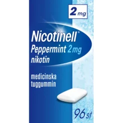Nicotinell Peppermint Medicinskt tuggummi 2 mg 96 st