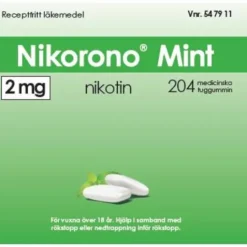 Nikorono Mint 2 mg 204 st