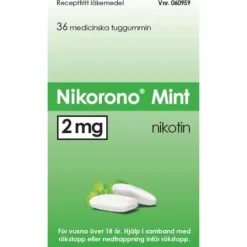 Nikorono Mint 2 mg 36 st