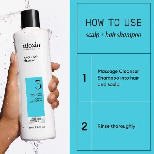 Nioxin System 3 Shampoo 300 ml
