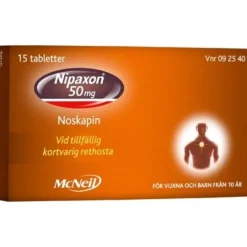 Nipaxon tablett 50 mg 15 st