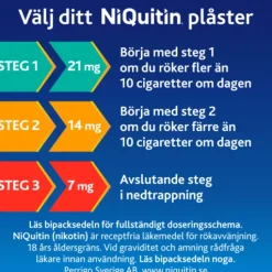 NiQuitin Clear 14 mg/24 timmar 14 styck Depotplåster