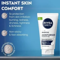 NIVEA Ansiktskräm Sensitive Mosituriser Face Cream 75 ml