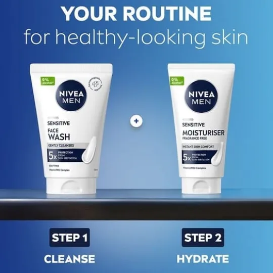 NIVEA Ansiktsrengöring Sensitive Face Wash 100 ml