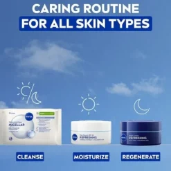 NIVEA Ansiktsservetter Refreshing Cleansing Wipes 25 st